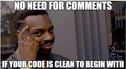 INTEGU - No Comments For Clean Code